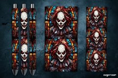 Halloween Monsters Pen Wrap | Stained Glass Sublimation Product Image 3