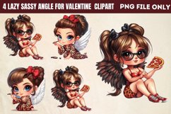 Lazy Sassy Angle for Valentine Clipart PNG Product Image 1