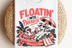 : Sunshine Mood Llama Summer PNG, Funny Poolside Llama Vacat Product Image 2