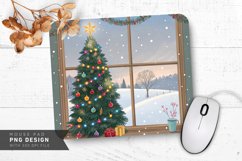 Christmas Cheer with Winter Wonderland Mouse Pad PNG Design Product Image 1