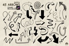 Sketch Arrows Procreate Stamp Brushes Product Image 2