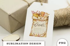 Watercolor Cozy Autumn sublimation PNG Product Image 2