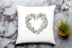 Botanical Floral Wreath Clipart Sublimation PNG Product Image 3