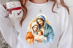 Christmas Nativity Watercolor Clipart, Christmas PNG Product Image 2
