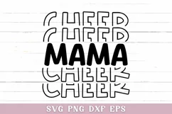 Cheer Mama svg, Cheer Mom svg, Mom Life svg Product Image 1