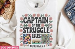 Captain of the struggle PNG, School Bus Driver Sublimation P Product Image 1