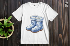 Winter Snowman Clipart Sublimation PNG Product Image 2