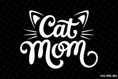 Cat Mom SVG Design | Mother&#039;s day Svg | Mom Svg | Svg file Product Image 1