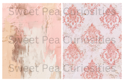 Pink, Mixed Media, Paper, Shabby Chic, Papers, Junk Journal Product Image 2