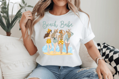 Beach babe PNG, Girl&#039;s summer PNG Sublimation Design Product Image 2