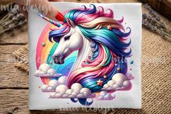 Unicorn PNG, Magical Sublimation Design Product Image 1
