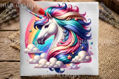Unicorn PNG, Magical Sublimation Design Product Image 1