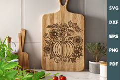 Pumpkin SVG, Fall, Cutting board, Laser cut, Cricut svg Product Image 2