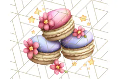 Princess Tea Party PNG Clipart with Teacups & Fancy Treats Product Image 2