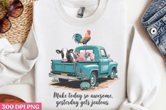 Make Today So Awesome PNG, Beauty Farm Sublimation PNG Product Image 2