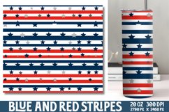 Blue and Red Stripes Tumbler Bundle Product Image 3