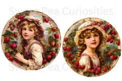 Strawberry, Strawberries, Ephemera, PNG, Clipart Product Image 2