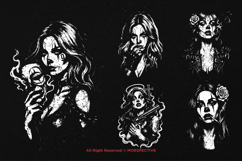 10 Bundle Dark Art Gangster Girl Mafia Muertos Mexicana Product Image 3
