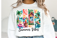 Summer Vibes Svg | Svg Files for Cricut | Shirt Svg Product Image 1