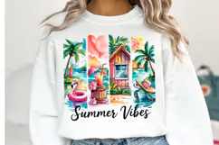 Summer Vibes Svg | Svg Files for Cricut | Shirt Svg Product Image 1