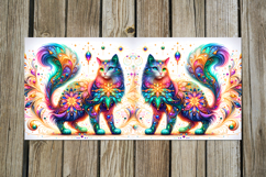 Colorful Cats | pets Mug Sublimation design PL Product Image 2