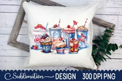 4th Of July Coffee Coffee Sublimation - 4th Of July PNG Product Image 2