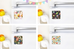Easter Magnet Sublimation, Floral Magnet Designs Product Image 2