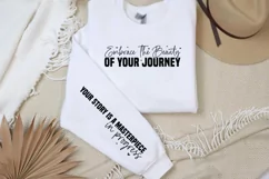 Embrace the beauty of your journey Sleeve SVG Product Image 2