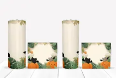 Cute Halloween Tumbler, Pumpkins Tumbler Sublimation Product Image 2