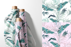 Palm leaves vector seamless pattern Product Image 2