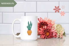 Hand Drawn House Plant Illustration, Cartoon House Plant Product Image 2