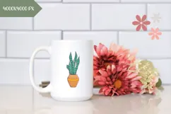 Hand Drawn House Plant Illustration, Cartoon House Plant Product Image 2