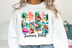 Summer Vibes Svg | Svg Files for Cricut | Shirt Svg Product Image 1