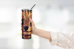 Patriotic dog 4th of July Tumbler Wrap Design Product Image 2