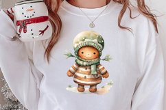 Hand Drawn Cozy Christmas Clipart, Christmas PNG Product Image 2