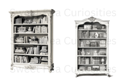 Book Case, Books, Ephemera, PNG, Clipart Product Image 2