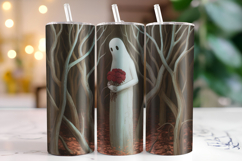 Halloween Ghost Tumbler Wrap | Sublimation | Tumblers Product Image 1