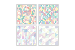 pastel Geometric Digital Paper Product Image 2