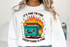 It&#039;s fine I&#039;m Fine Everything is Fine Svg Design | Shirt Svg Product Image 1