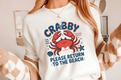 If Crabby please return to the beach PNG sublimation |Beach Product Image 9