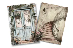 Vintage Cottage Junk Journal Pages Product Image 2