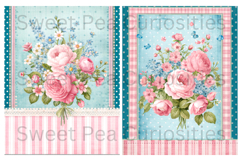 Shabby Chic, Roses, Papers, Junk Journal Product Image 2