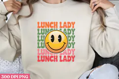 LUNCH LADY PNG, Lunch Lady Sublimation PNG Product Image 3