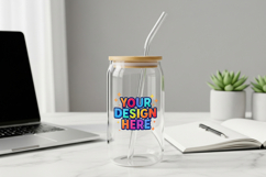 16oz glass can mockup Product Image 3