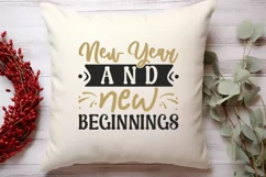 New year and new beginnings SVG, Happy New Year SVG Product Image 2