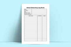 Metal Detecting KDP Interior Logbook Product Image 2