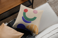 Colorful Geometric Abstract Shapes Embroidery Design Product Image 2