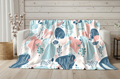 Cozy sofa blanket mockup Product Image 3