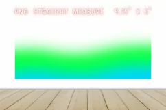 Blue Green Ombre 16oz Libby Glass Can Tumbler Wrap Product Image 2