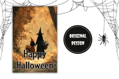 Halloween Witches Garden Flag, Happy Halloween Garden Flag Product Image 2